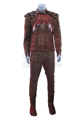 Lot # 5: ZOOLANDER 2 - Jacobim Mugatu's Red Snakeskin Costume