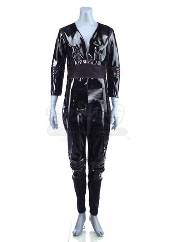 Lot # 10: ZOOLANDER 2 - Katinka Ingabogovinanana's Burgundy Pleather Jumpsuit