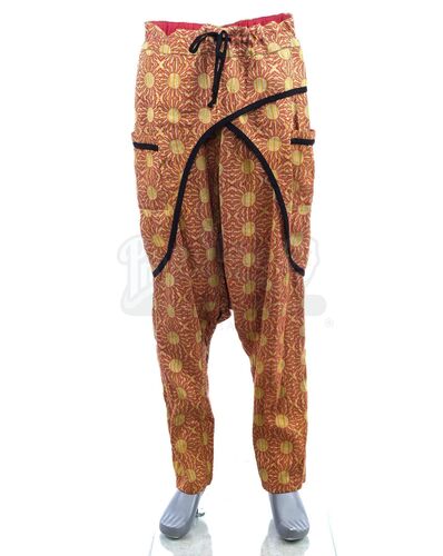 Lot # 16: ZOOLANDER 2 - Hansel McDonald's Stunt Sun Pattern Pants