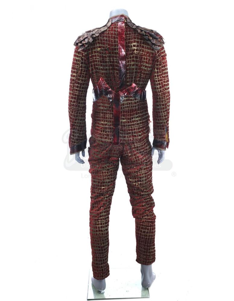 Lot # 59: ZOOLANDER 2 - Jacobim Mugatu's Stunt Red Snakeskin Costume