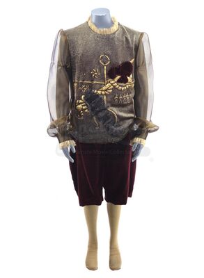 Lot # 63: ZOOLANDER 2 - Derek Zoolander Jr.'s Distressed Gold Costume