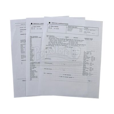 TWILIGHT (2008) - Bella Swan's Hospital Paperwork