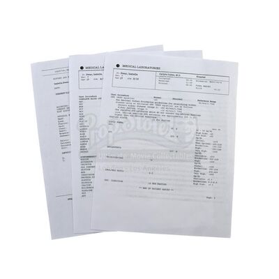 TWILIGHT (2008) - Bella Swan's Hospital Paperwork