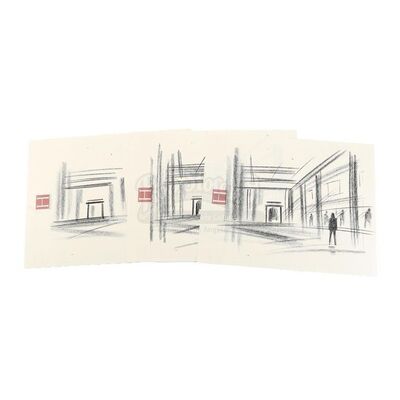 TWILIGHT (2008) - Alice Cullen&rsquo;s Dance Studio Sketch Prints Set