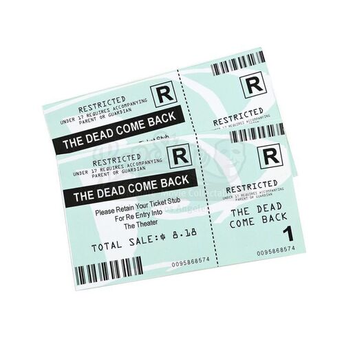 THE TWILIGHT SAGA: NEW MOON (2009) - Pair of The Dead Come Back Movie Tickets
