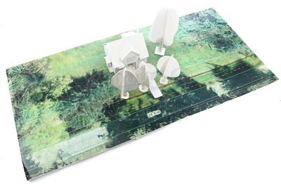 THE TWILIGHT SAGA: NEW MOON (2009) - Preproduction Art Department Swan House Model