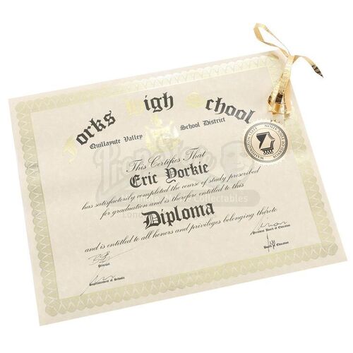 THE TWILIGHT SAGA: ECLIPSE (2010) - Eric Yorkie's High School Diploma