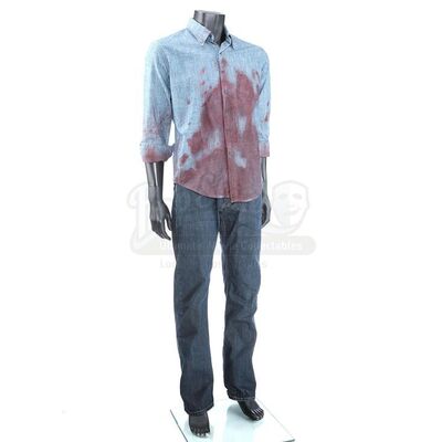 THE TWILIGHT SAGA: BREAKING DAWN PART 1 (2011) - Edward Cullen's Stunt Bloodstained Delivery Costume