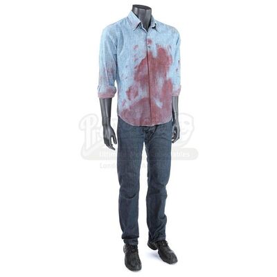 THE TWILIGHT SAGA: BREAKING DAWN PART 1 (2011) - Edward Cullen's Stunt Bloodstained Delivery Costume