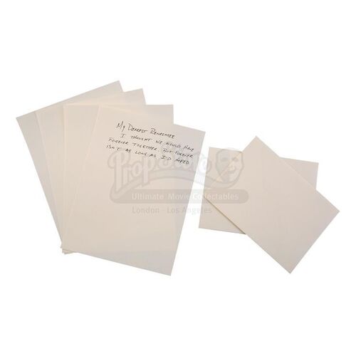 THE TWILIGHT SAGA: BREAKING DAWN PART 2 (2012) - Bella Cullen's Letter to Renesmee Lettering Samples and Stationary