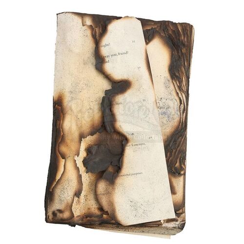 THE TWILIGHT SAGA: BREAKING DAWN PART 2 (2012) - Bella Swan's Burned Merchant of Venice Book