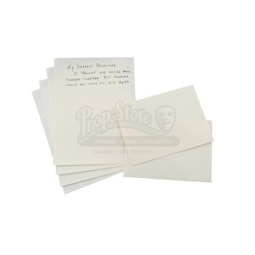 THE TWILIGHT SAGA: BREAKING DAWN PART 2 (2012) - Bella Cullen's Letter to Renesmee Lettering Samples and Stationary