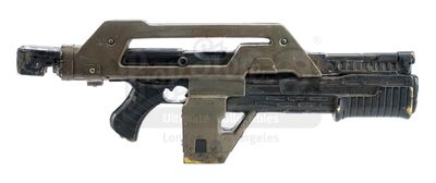 Lot # 7: ALIENS (1986) - Vasquez's (Jeanette Goldstein) Screen-Matched Lightweight M-41A Pulse Rifle