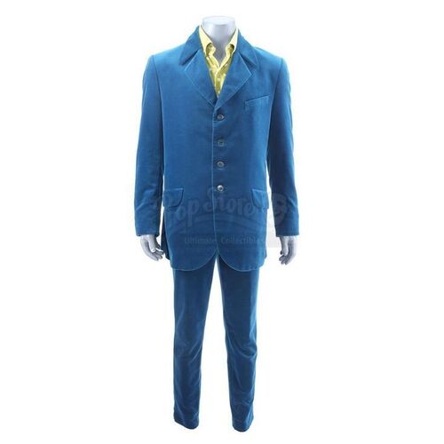 Lot # 22: AUSTIN POWERS: INTERNATIONAL MAN OF MYSTERY (1997) - Austin Powers' (Mike Myers) Blue Suit and Green Shirt