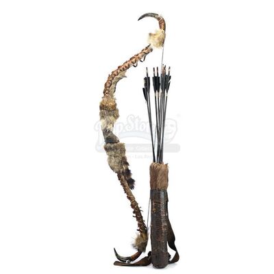 Lot # 52: CONAN THE BARBARIAN (1982) - Subotai the Mongol's (Gerry Lopez) Bow, Quiver, and Arrows