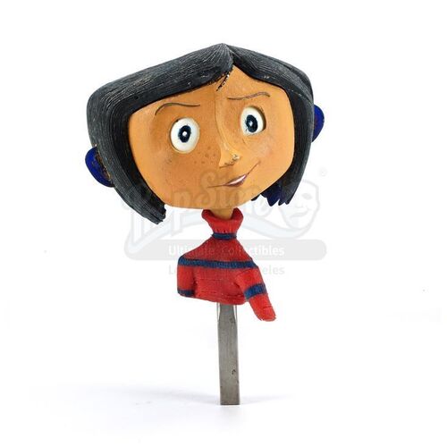 Lot # 54: CORALINE (2009) - First-Ever Prototype Coraline Jones (Dakota Fanning) Puppet Built for the Film