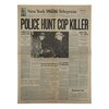 Lot # 90: THE GODFATHER (1972) - New York World-Telegram "Police Hunt Cop Killer" Newspaper