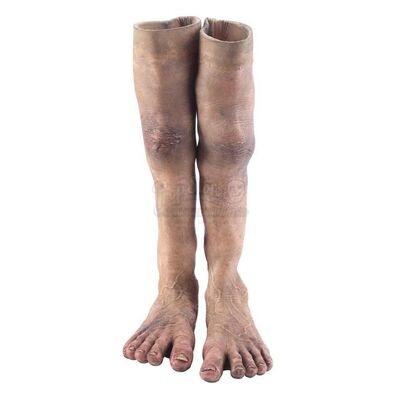 Lot # 113: THE HOBBIT: AN UNEXPECTED JOURNEY (2012) - Bilbo Baggins Stunt Feet Appliances