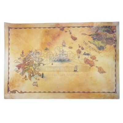 Lot # 117: HOOK (1991) - Teaser Trailer Burn-Effect Map