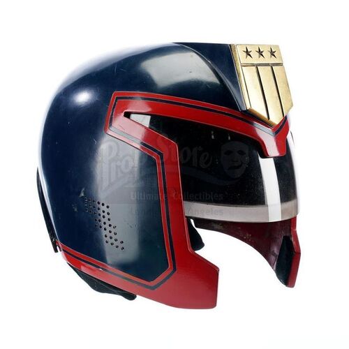 Lot # 148: JUDGE DREDD (1995) - Judge Joseph Dredd's (Sylvester Stallone) Helmet