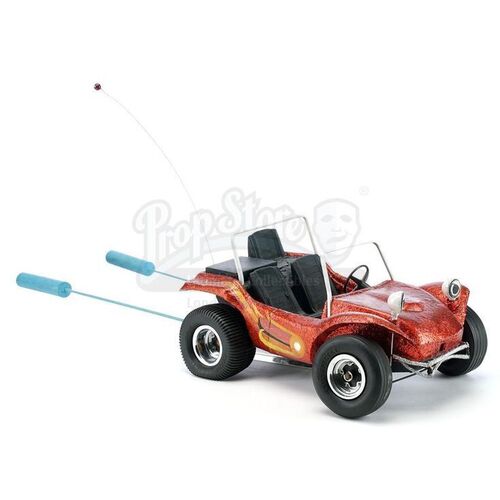 Lot # 160: THE KROFFT SUPERSHOW (T.V. SERIES, 1976 - 1978) - Sparkling Red Wonderbug Dune Buggy Model Miniature with Comic Book