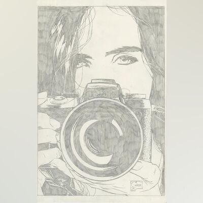 Lot # 175: MARVEL'S JESSICA JONES (T.V. SERIES, 2016) - Hand-Drawn Joe Quesada Season 2 Netflix Poster Artwork
