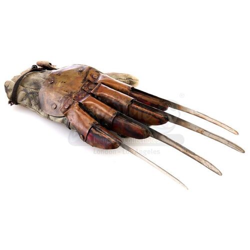 Lot # 200: A NIGHTMARE ON ELM STREET 3: DREAM WARRIORS (1987) - Freddy Krueger's (Robert Englund) Bladed Glove