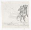 Lot # 299: STAR WARS - EP V - THE EMPIRE STRIKES BACK (1980) - Luke on Tauntaun Drawing for Production Illustration by Ralph McQuarrie