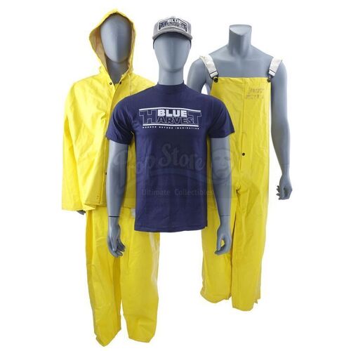 Lot # 310: STAR WARS - EP VI - RETURN OF THE JEDI (1983) - "Blue Harvest" Crew Rainsuit, Shirt, and Hat