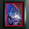 Lot # 337: STAR WARS: SHADOWS OF THE EMPIRE (1990) - Hand-Painted Brothers Hildebrandt "Vader Stays Sharp" Trading Card Artwork