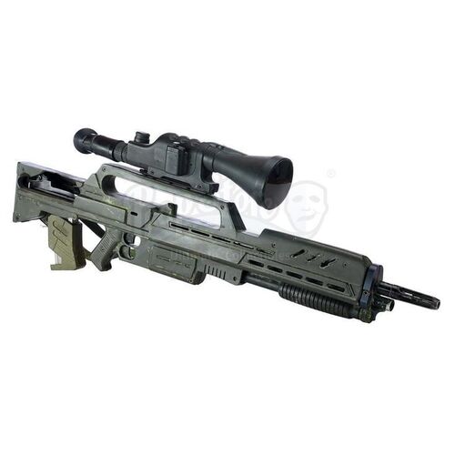 Lot # 351: STARSHIP TROOPERS (1997) - Sugar Watkins' (Seth Gilliam) Screen-Matched Live-Fire Morita MK I Sniper Rifle