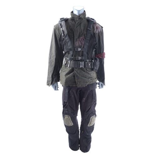 Lot # 377: TERMINATOR SALVATION (2009) - John Connor's (Christian Bale) Final Battle Costume