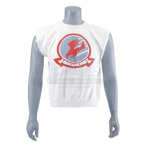 Lot # 388: TOP GUN (1986) - Nick "Goose" Bradshaw's (Anthony Edwards) Cut-off Volleyball Shirt