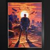 Lot # 428: OLD MAN LOGAN (2015) - Hand-Painted Greg Hildebrandt No. 5 Variant Incentive Cover Artwork