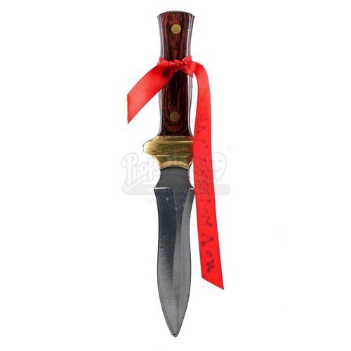 Lot # 432: X2: X-MEN UNITED (2003) - Nightcrawler's (Alan Cumming) Knife with Ribbon