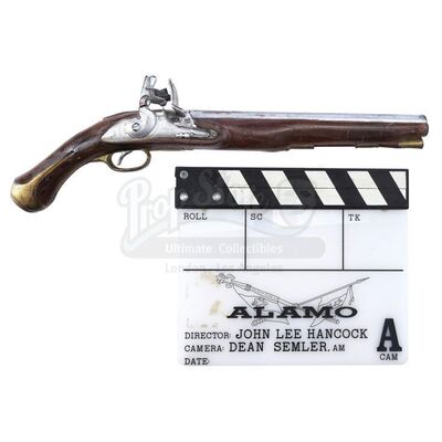 Lot # 458: ALAMO (2004), THE - Clapperboard and Flintlock Pistol