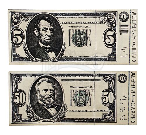 Lot # 492: BACK TO THE FUTURE PART II (1989) - Futuristic Currency