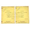 Lot # 500: BATMAN (T.V. SERIES, 1966 - 1968) - Neil Hamilton's "The Wail of the Siren" and "Minerva, Mayhem and Millionaires" Scripts