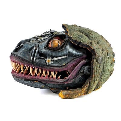 Lot # 575: CLIFFORD (1994) - Larry the Scary Rex SFX Head