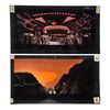 Lot # 579: CLOSE ENCOUNTERS OF THE THIRD KIND (1977) - Pair of Hand-Painted George Jenson Alien Ship Lighting Concept Illustrations