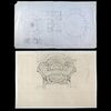 Lot # 588: CONAN THE BARBARIAN (1982) - Hand-Drawn Ron Cobb Temple of Set Concept Sketches
