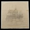 Lot # 591: CONAN THE BARBARIAN (1982) - Hand-Drawn Ron Cobb King Osric's Castle Concept Sketch
