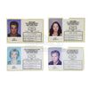 Lot # 600: CSI: CRIME SCENE INVESTIGATION (T.V. SERIES, 2000 - 2015) - Gil Grissom (William Petersen), Catherine Willows (Marg Helgenberger), Sara Sidle (Jorja Fox), and Nick Stokes' (George Eads) LVPD IDs