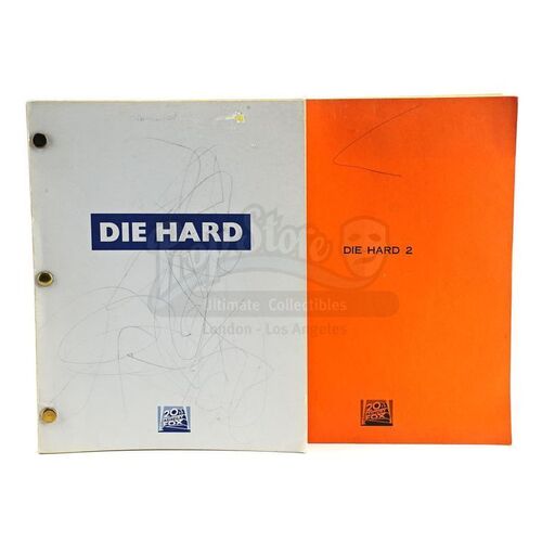 Lot # 619: DIE HARD (1988)/DIE HARD 2 (1990) - Bound Die Hard and Die Hard 2 Scripts