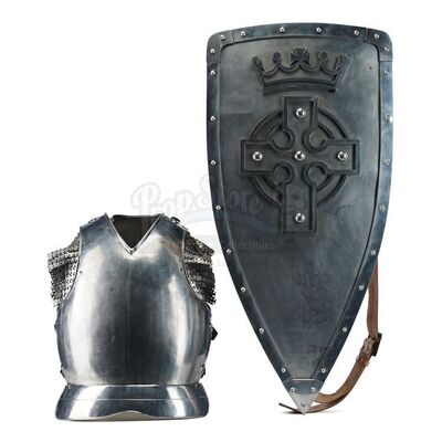 Lot # 672: FIRST KNIGHT (1995) - Lancelot's (Richard Gere) Torso Armor and Shield