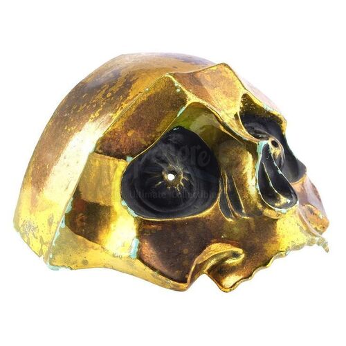 Lot # 674: FLASH GORDON (1980) - Ming the Merciless' (Max Von Sydow) Palace Guard Skull Mask