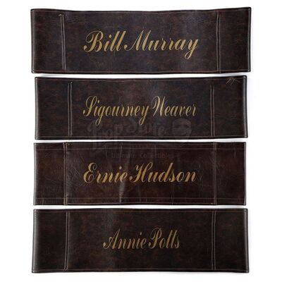 Lot # 692: GHOSTBUSTERS II (1989) - Bill Murray, Sigourney Weaver, Ernie Hudson, and Annie Potts' Chairbacks