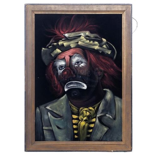 Lot # 719: THE GRIFTERS (1990) - Roy Dillon's (John Cusack) Clown Painting