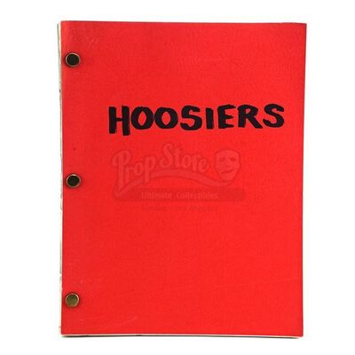 Lot # 748: HOOSIERS (1986) - Bound Final Shooting Script