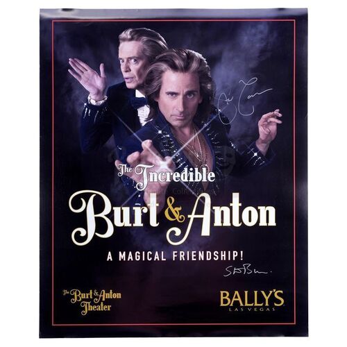Lot # 757: THE INCREDIBLE BURT WONDERSTONE (2013) - Steve Carell and Steve Buscemi-Signed "Burt & Anton" Poster